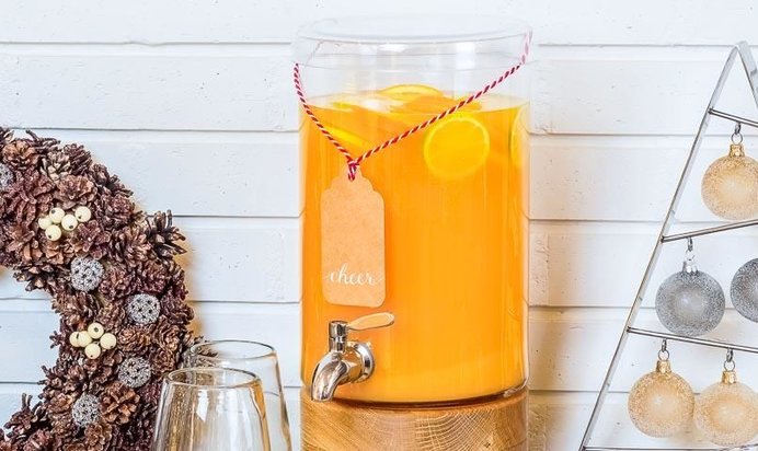 Пунш с апельсинам, лаймом, лимоном и специями