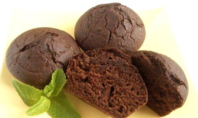 Мятно-шоколадные маффины