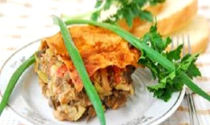 Постная запеканка без масла