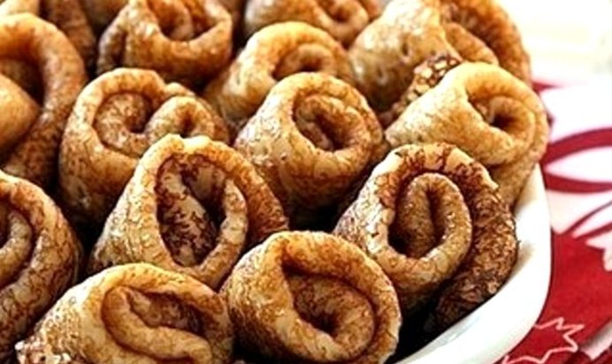 Заварные блинчики на кефире