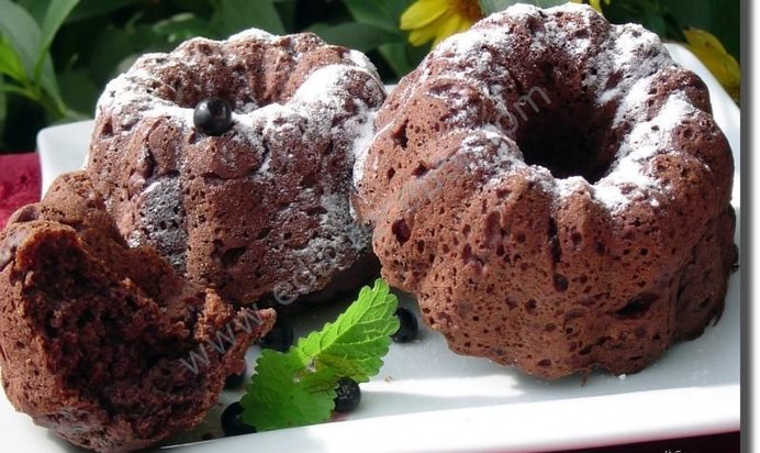 Маффины с черникой