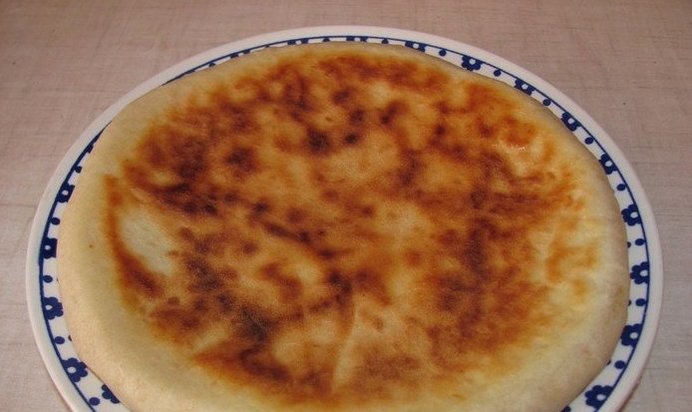 Хачапури на кефире на сковороде