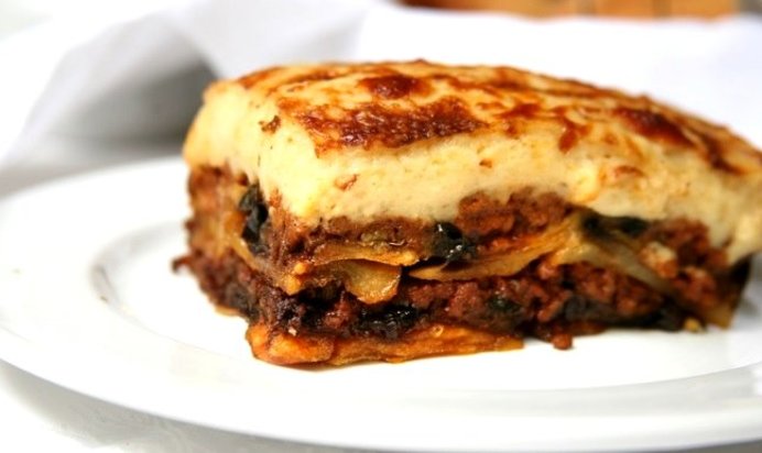 Картофельная запеканка с фаршем без сыра