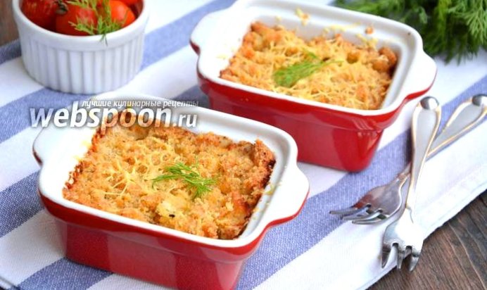 Запеканка из кабачков с творогом