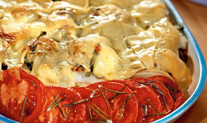 Запеканка под сырной корочкой