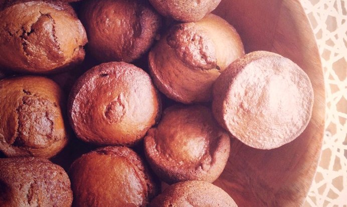 Овсяные кокосовые маффины без яиц и молока