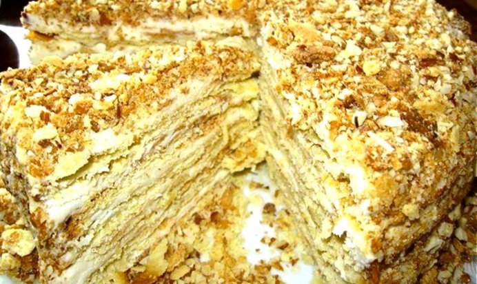 Традиционный торт «Наполеон»