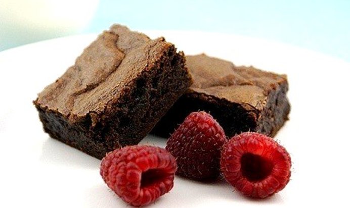 Брауни с темным шоколадом