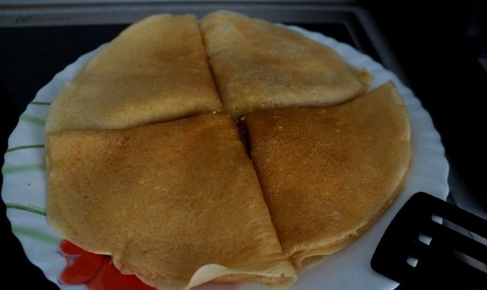 Блины на сыворотке без яиц