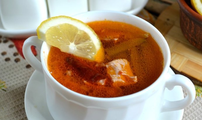 Солянка с мясом