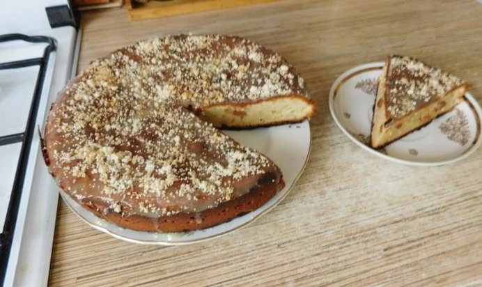 Творожный кекс