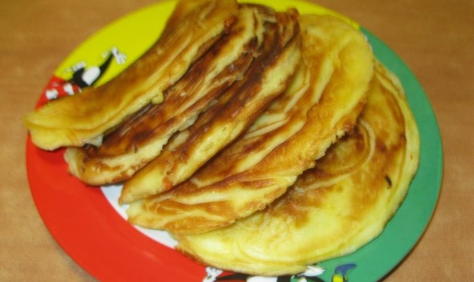 Блины с капустой