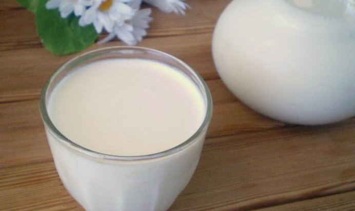 Кефир с сахаром