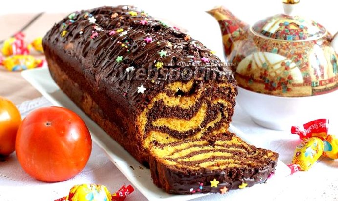 Кекс шоколадный с тыквой