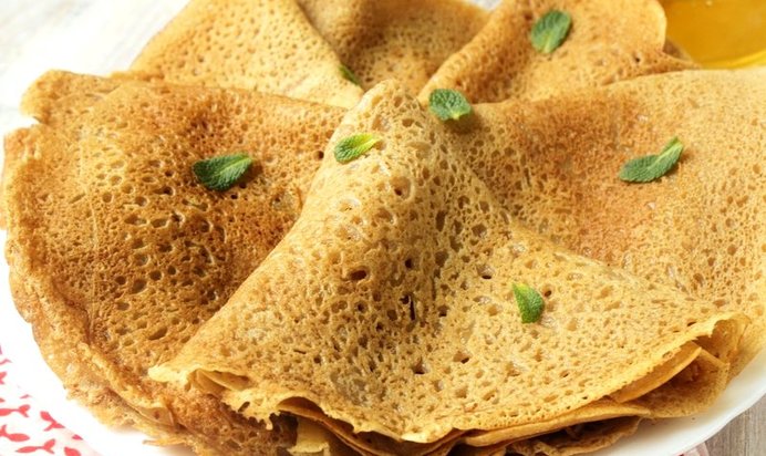 Постные блины на минералке