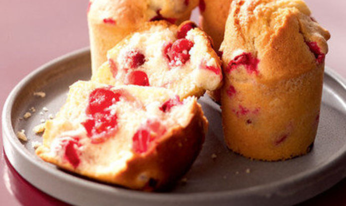 Маффины с клюквой