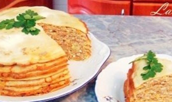 Рязанский блинчатый пирог