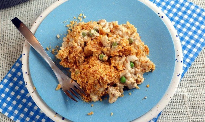 Запеканка с макаронами и нутом