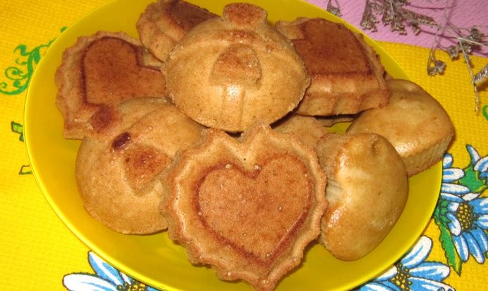 Постные кексы на кока-коле