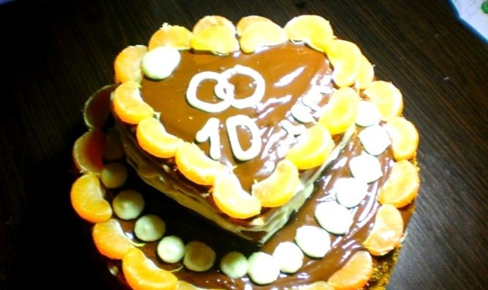 Торт на 10 лет