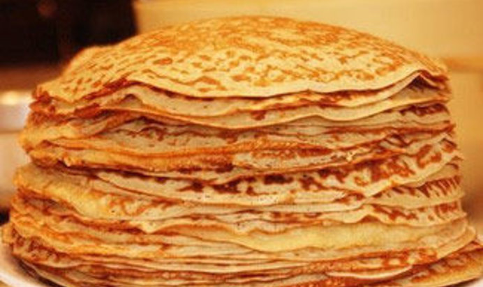 Домашние тонкие блинчики