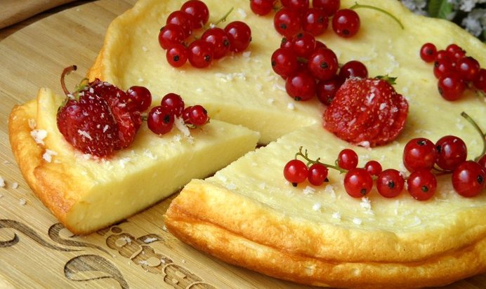 Творожная запеканка без манки