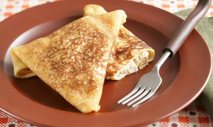 Блинчики с языком