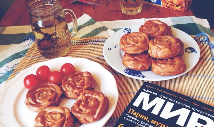 Маффины с тунцом и сыром