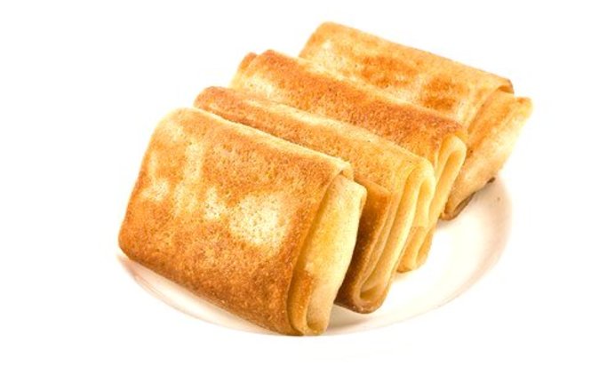 Блинчики с творогом, яблоками и другими начинками