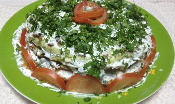 Торт из кабачков