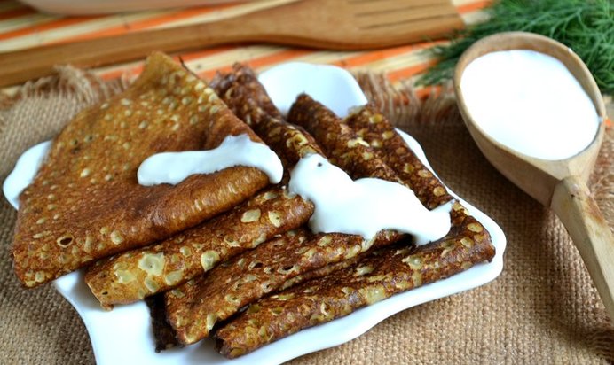 Блины на молоке тонкие