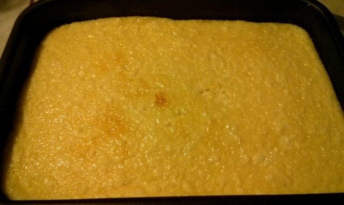 Творожная запеканка со сгущенкой