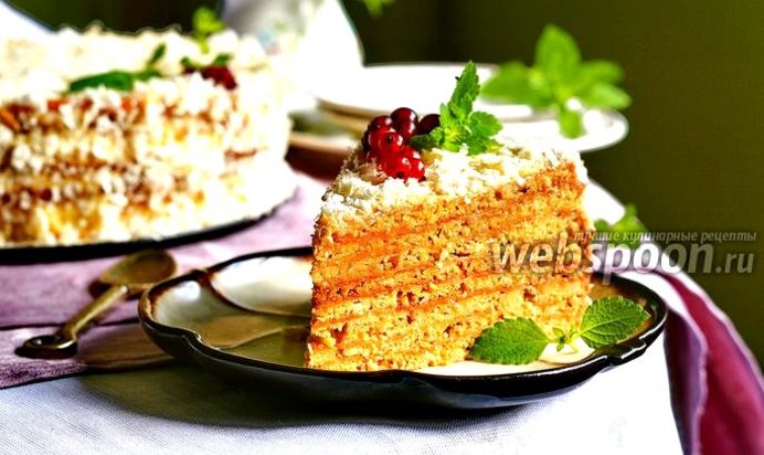 Арахисовый торт «Коровка»