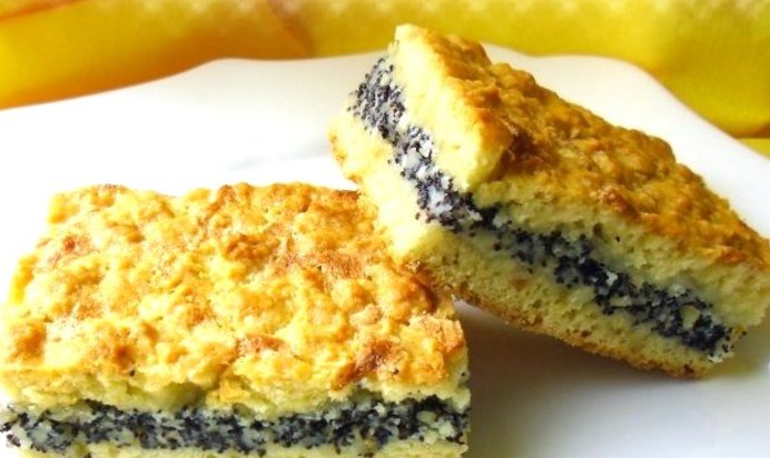 Торт с маком и орехами