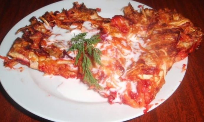 Запеканка овощная