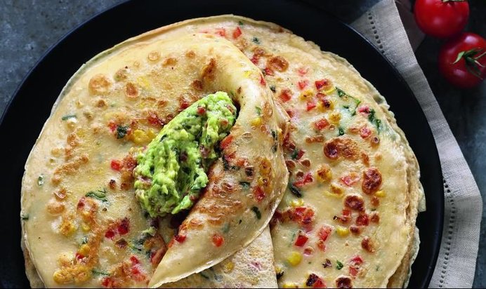 Блины в мексиканском стиле