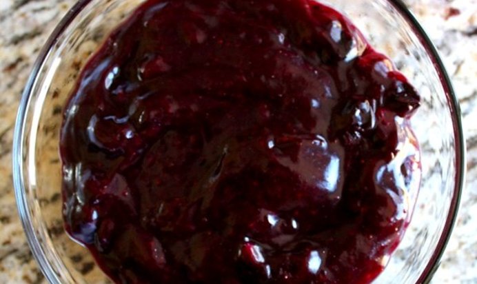 Черничный кисель