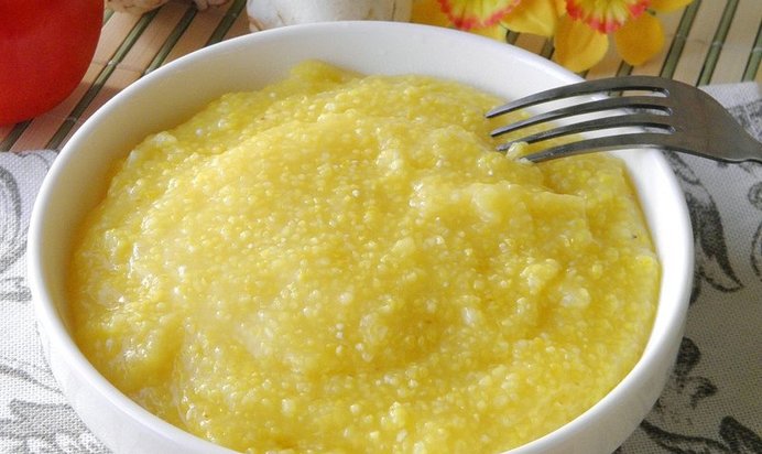 Каша кукурузная на воде