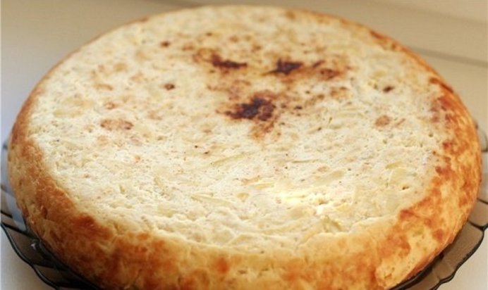 Сырная запеканка в мультиварке