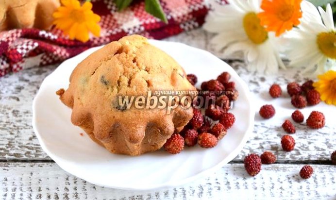 Кексы с земляникой