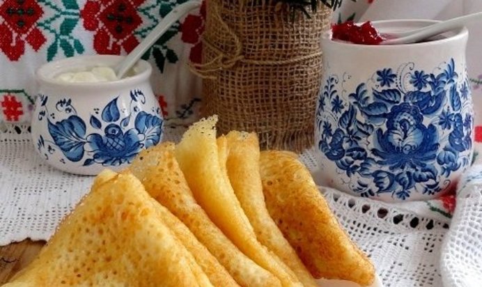 Ажурные блинчики