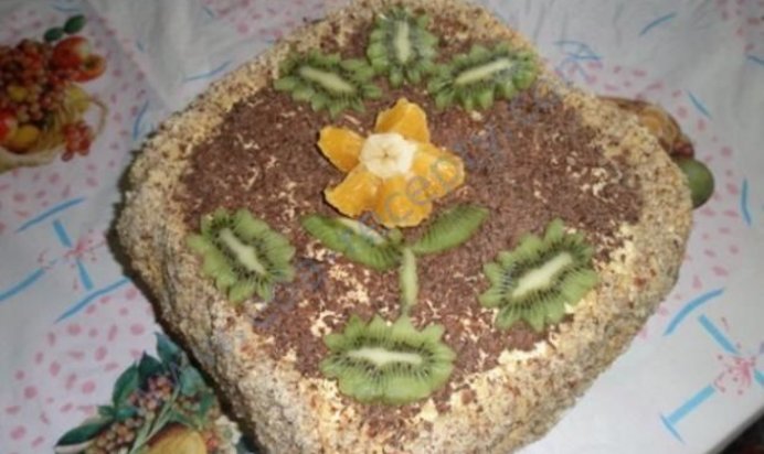 Шоколадный постный торт