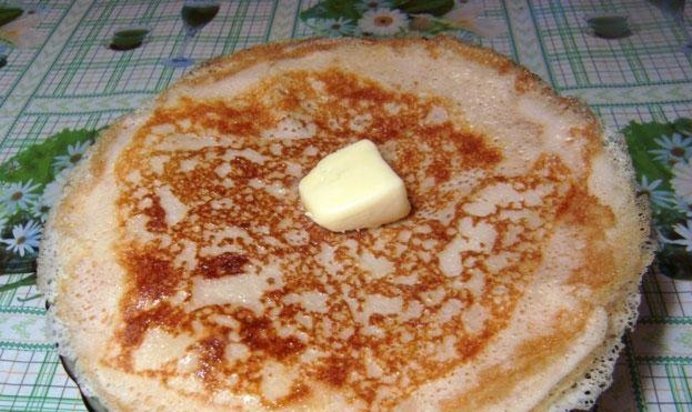 Блинчики на молоке дрожжевые