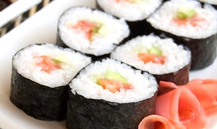 Роллы Футомаки с форелью