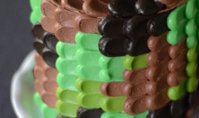 Праздничный торт к 9 мая