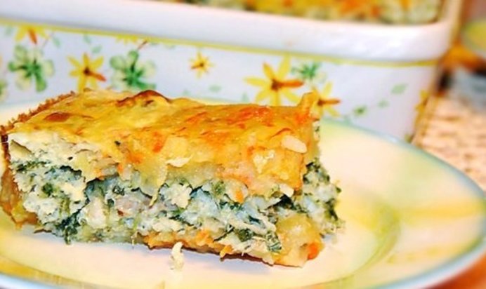 Запеканка из рыбы и картофеля