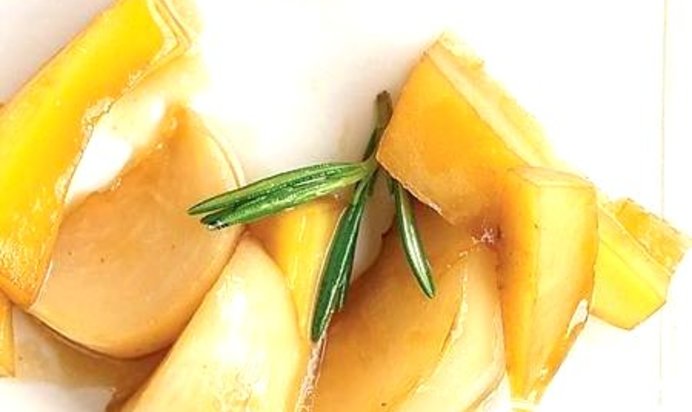 Жареные репа и пастернак в сиропе