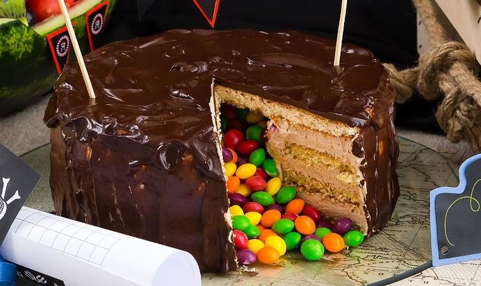 Торт-пиньята