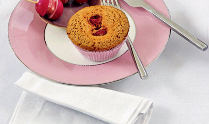 Клубничные маффины