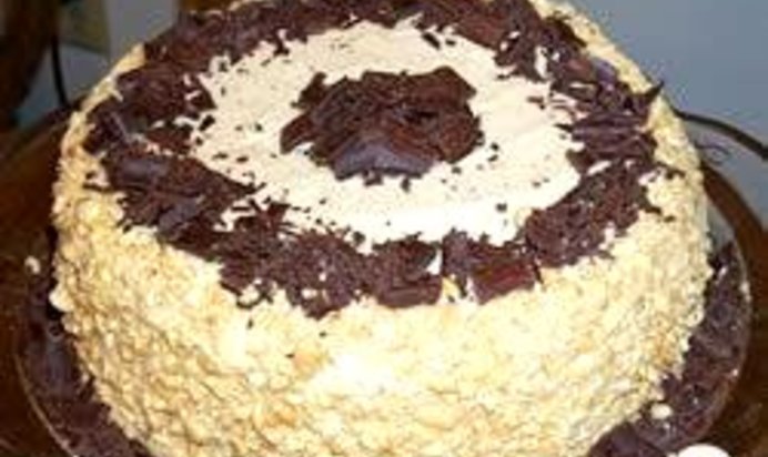 Арахисовый шоколадный торт